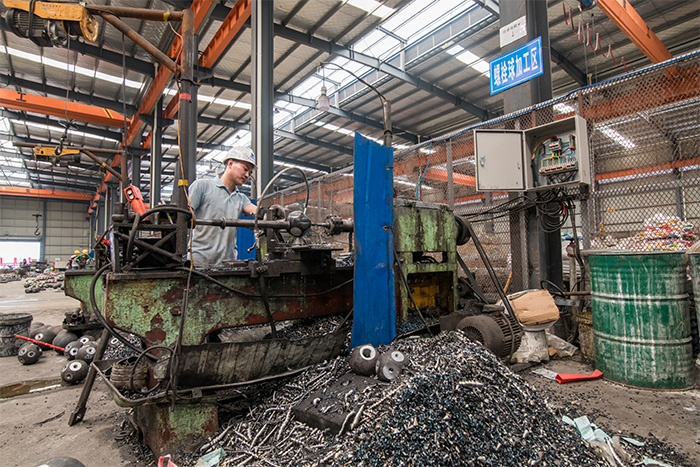 通辽网架配件车间